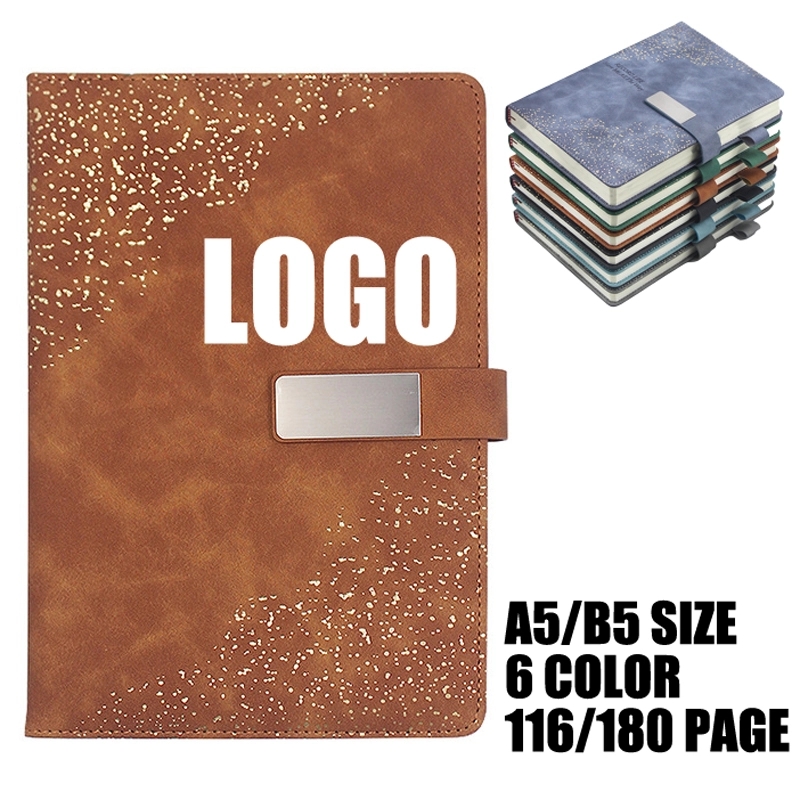 PU Leather A5/B5 Business Travel Journal Notebook 17