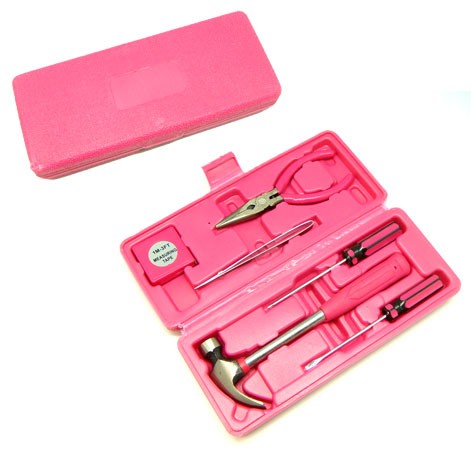 7 PIECE PINK TOOL SET 2