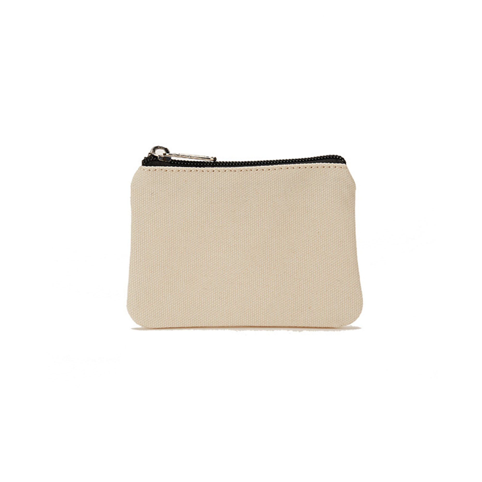 Canvas Zipper Coin Pouch Small 4