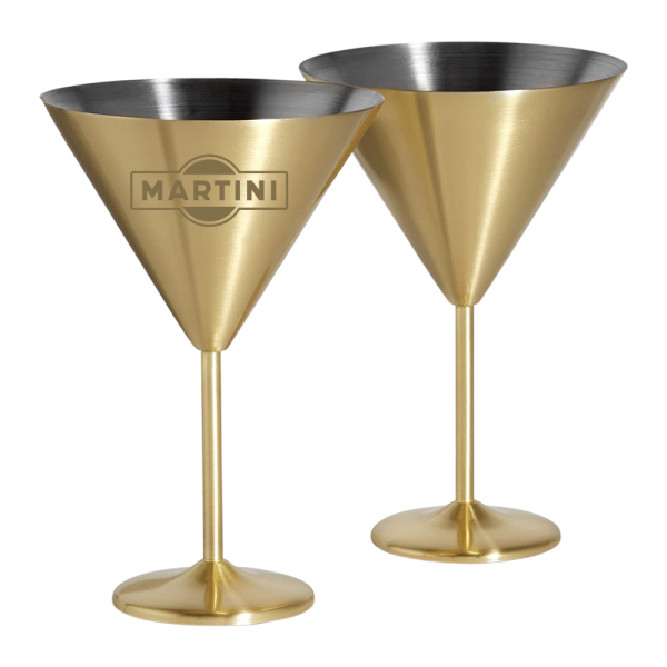 Stainless Steel Stemmed Martini Glass 5