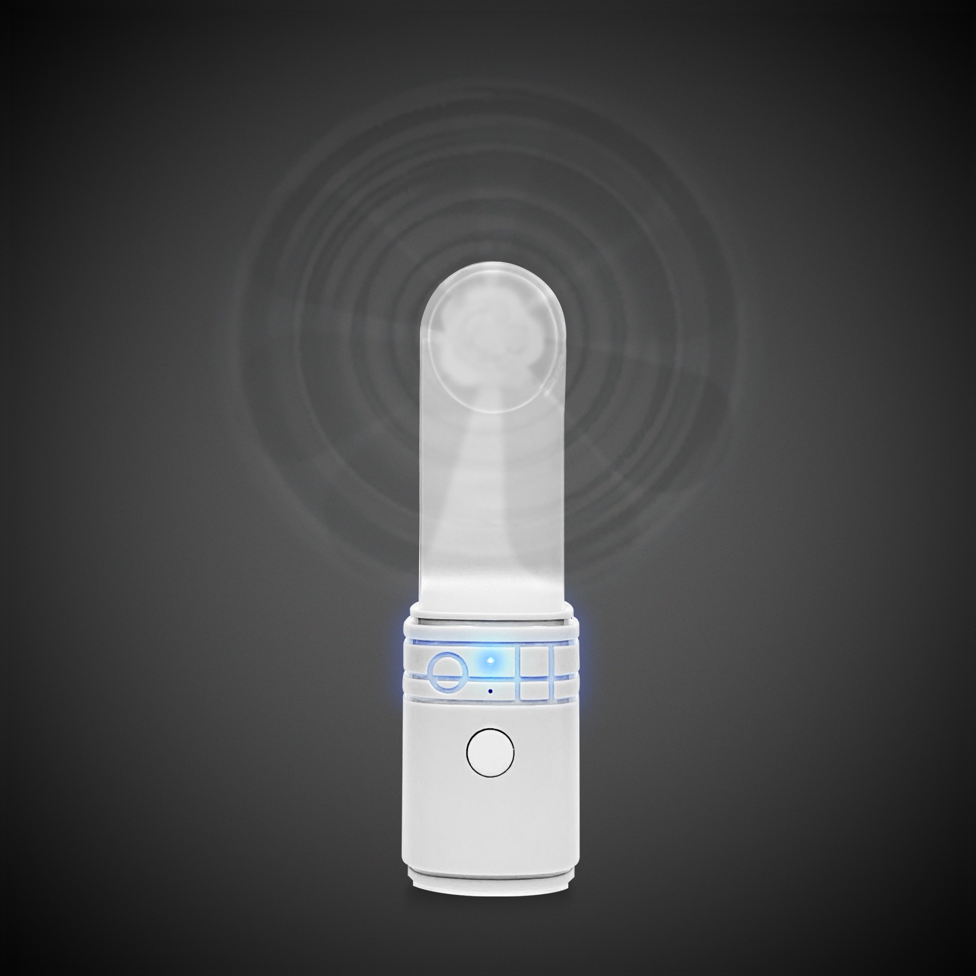 White/Black Rechargeable Fan 5