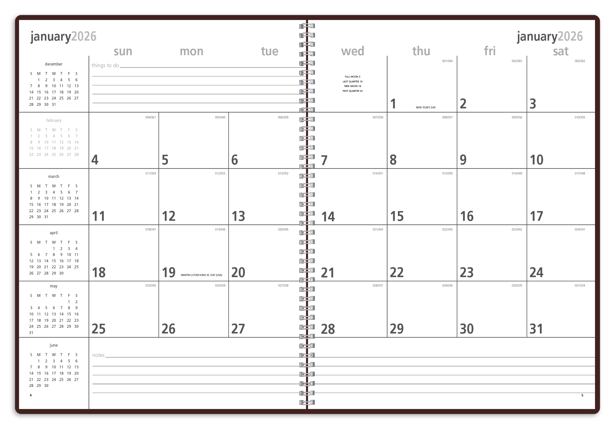 Triumph® Calendars Monthly & Weekly Planner 75