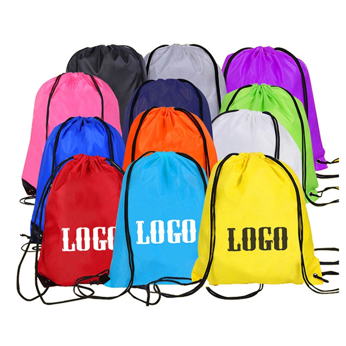 Polyester Drawstring Backpacks 1