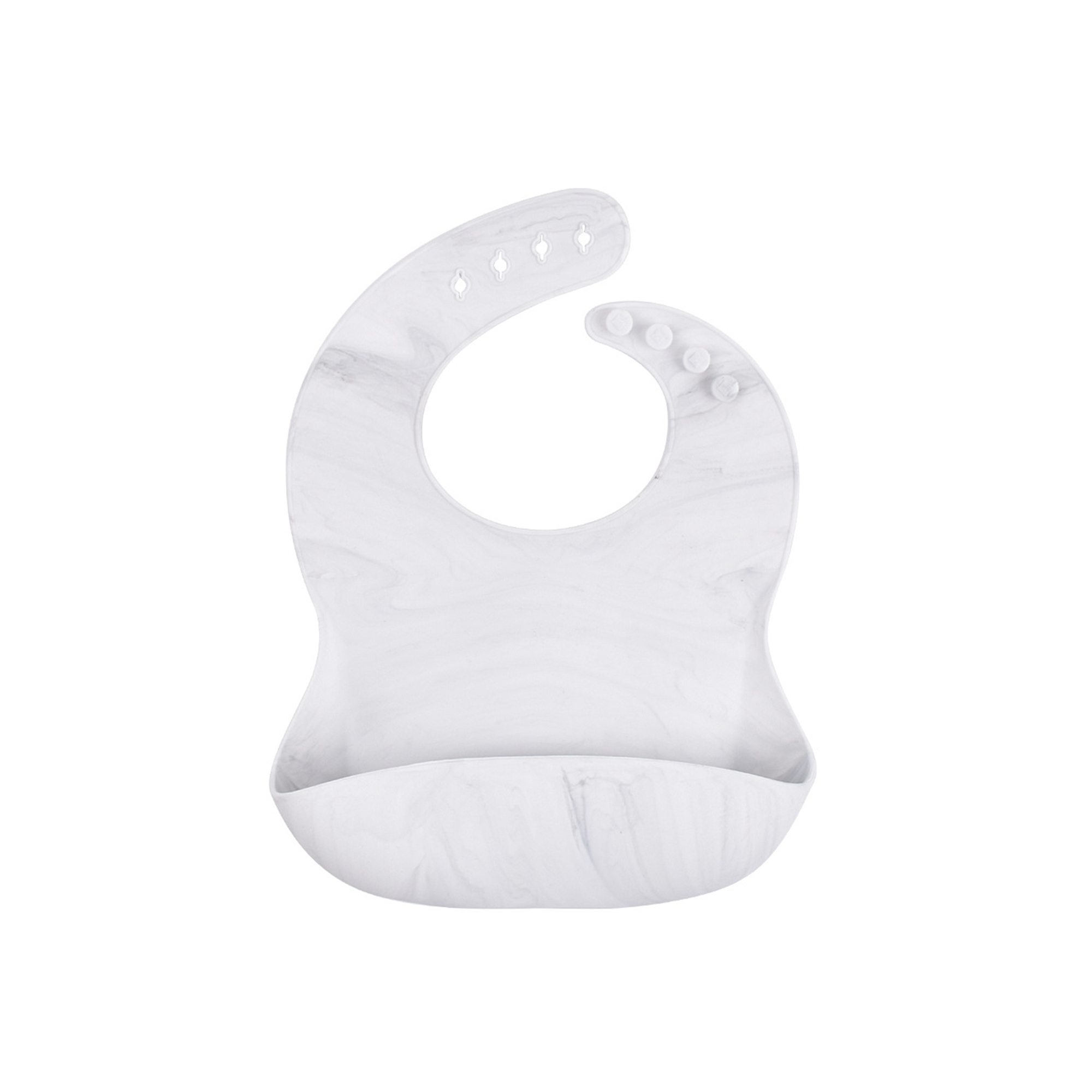 Soft Food Grade Silicone Baby Bib Adjustable 25