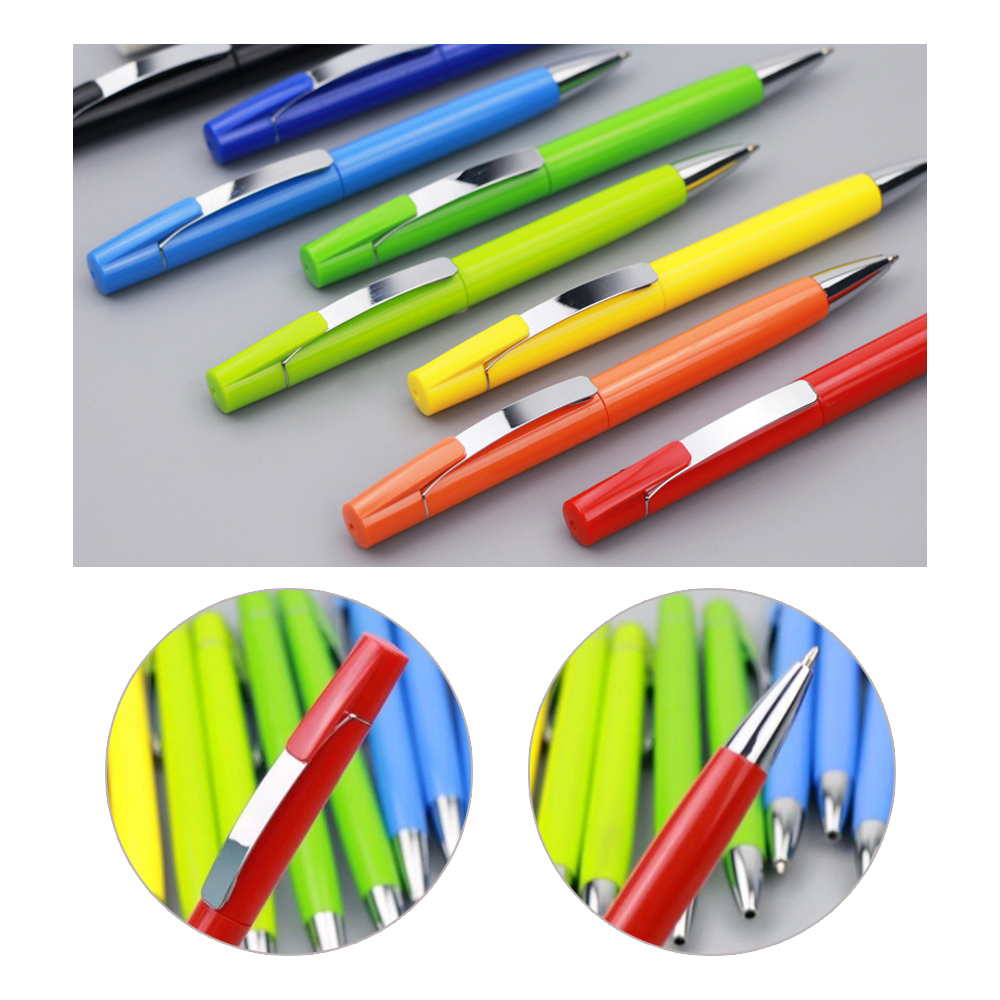 Metal Clip Plastic Pen 9