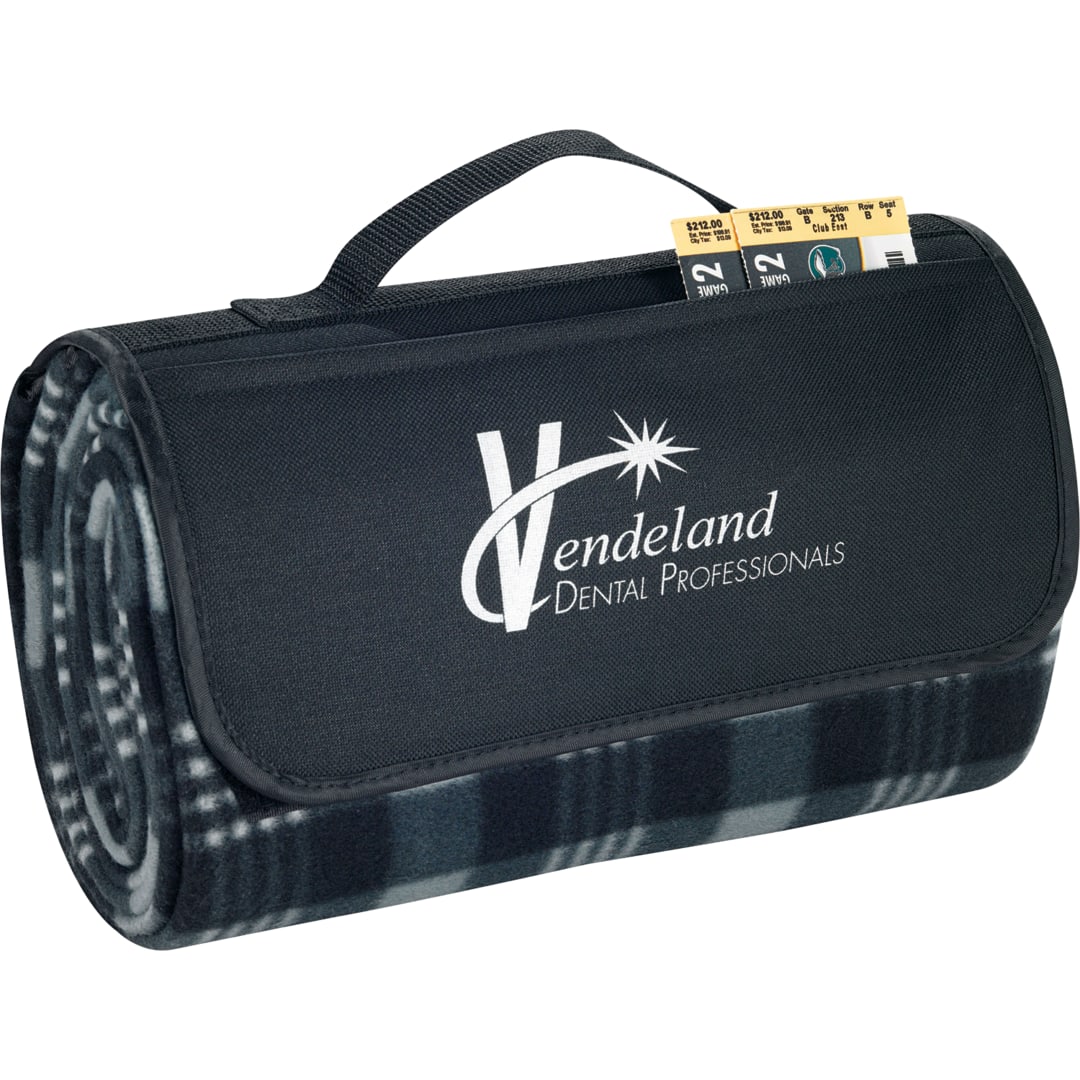 Padded Water-Resistant Fleece Picnic Blanket 13
