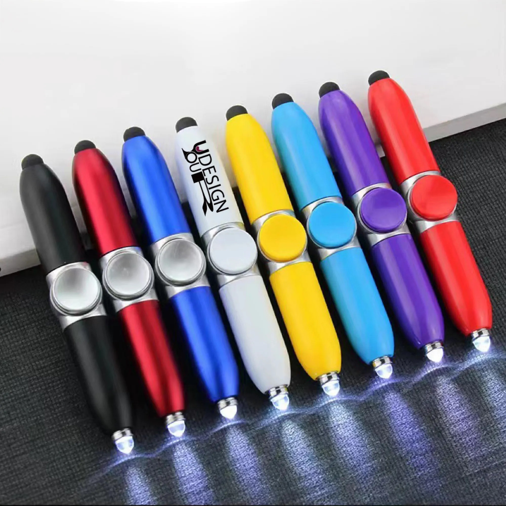 Spin Multi-Feature LED Fidget Pen Stress Relief Ballpoint 7