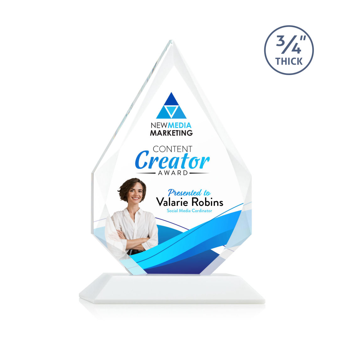 Hawthorne VividPrint™ Award - White 3