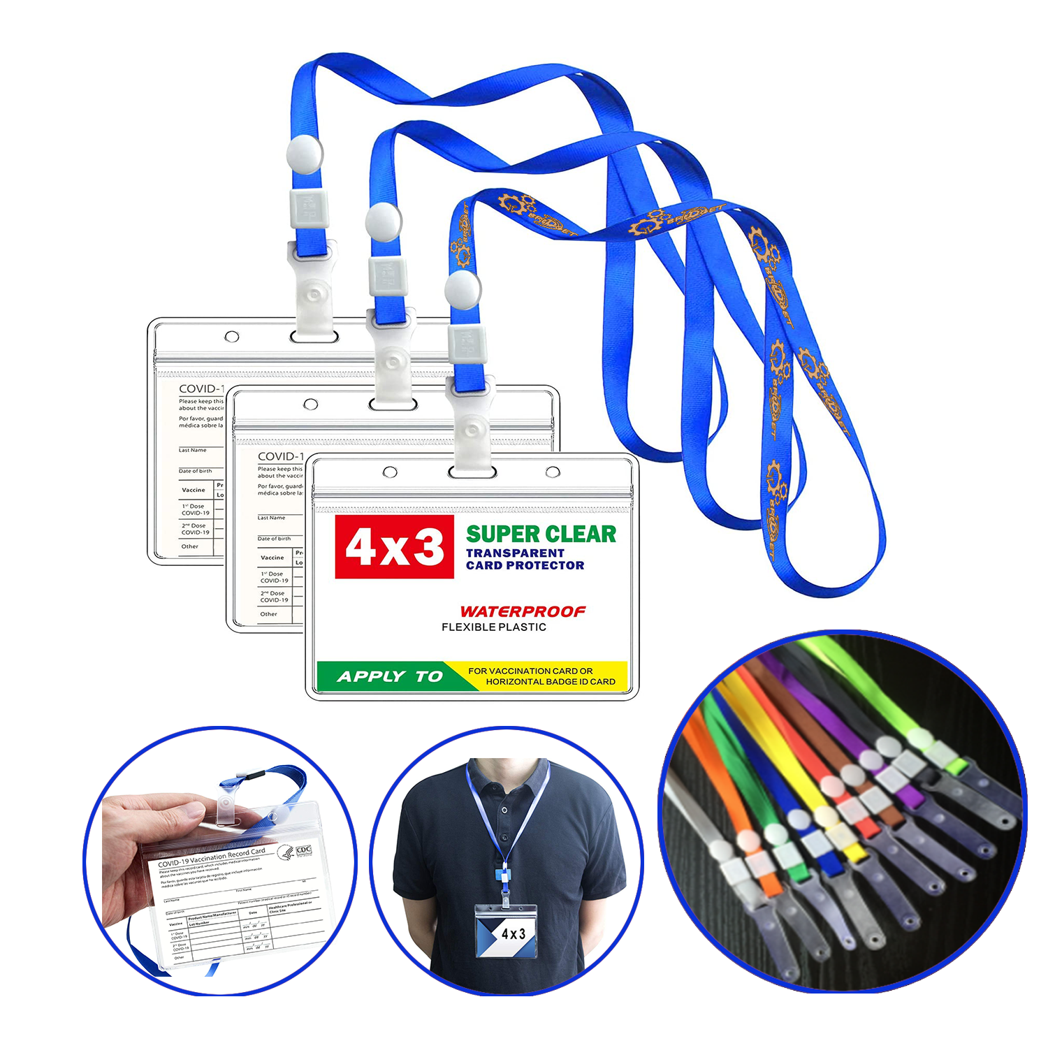 Portable Vaccine Card Protector Kit 2