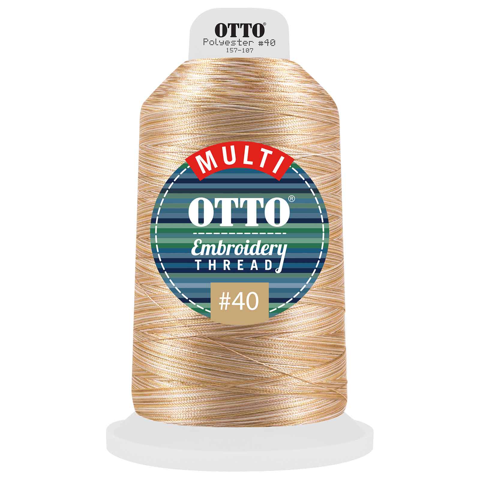 OTTO Embroidery Multicolor Thread #40 5,500 yd. King Cone 6