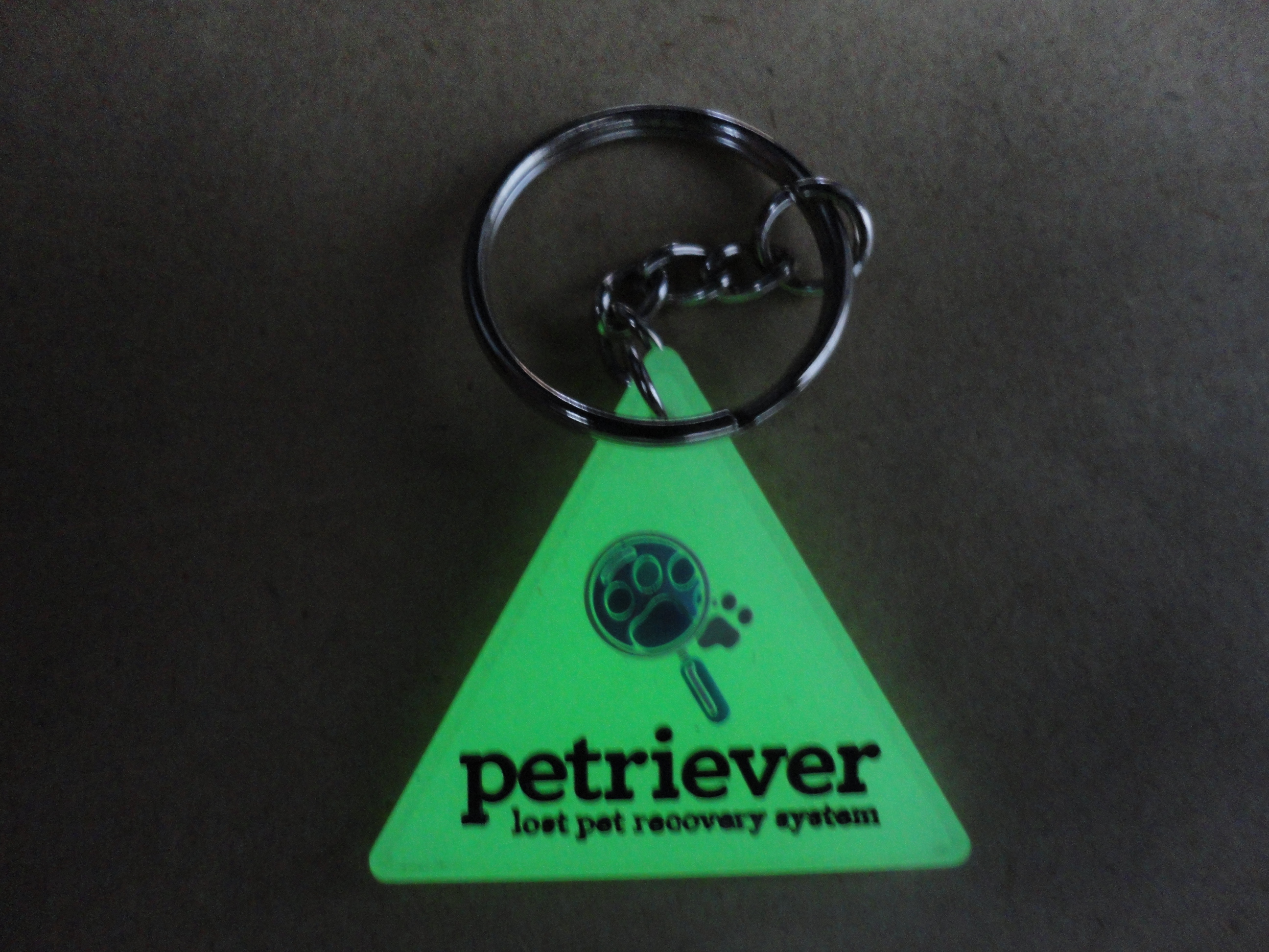 Glow in dark PVC Keychain 2
