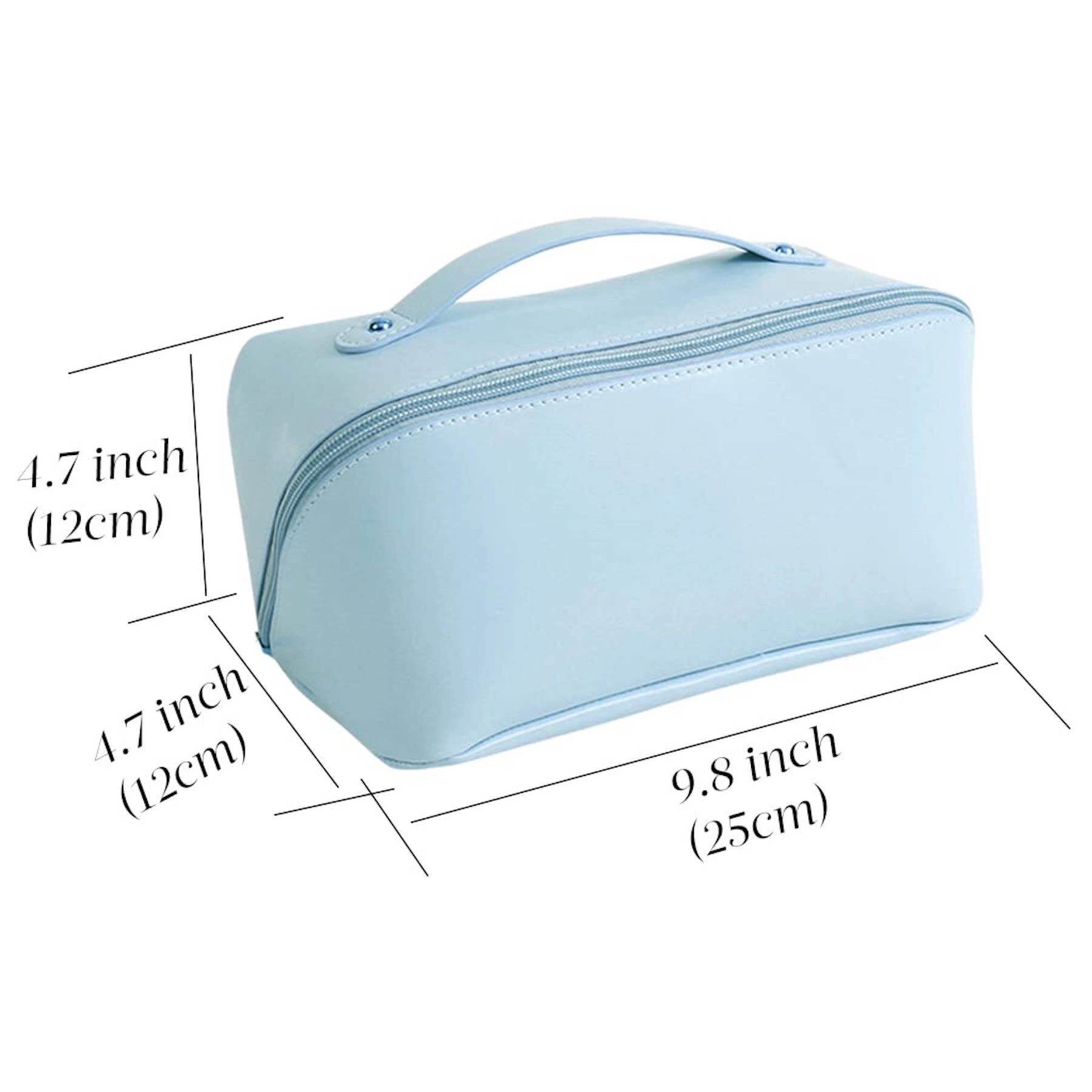Makeup  Travelling Pu Leather Cosmetic Bag Waterproof 4
