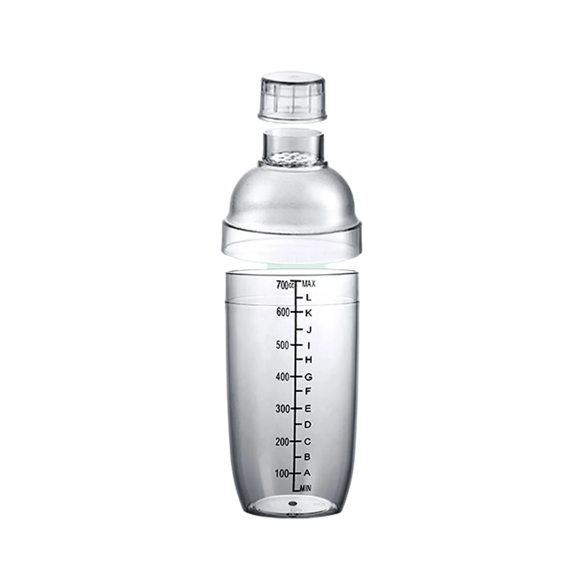 MOQ50 24oz Black Marked Cocktail Shaker for Milk Tea 1
