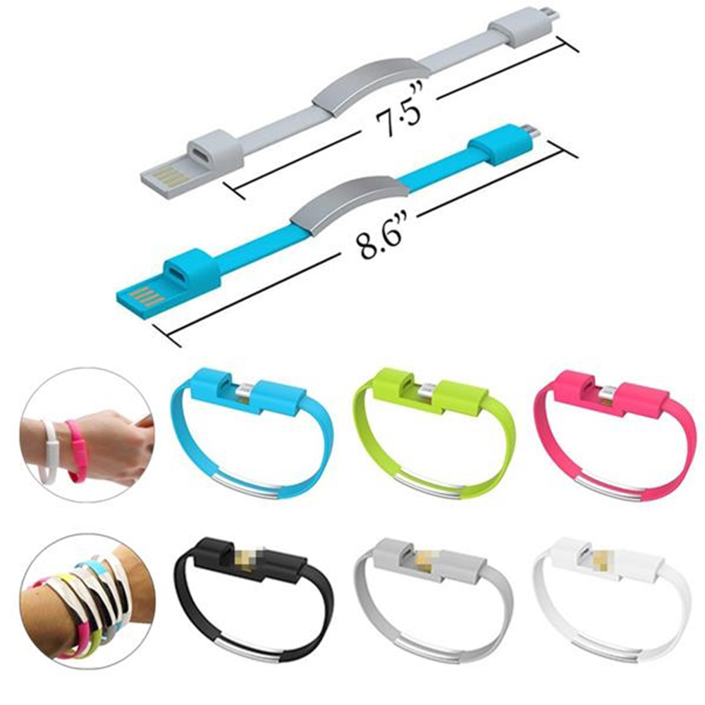 USB Charging Cable Bracelet Wristband 4