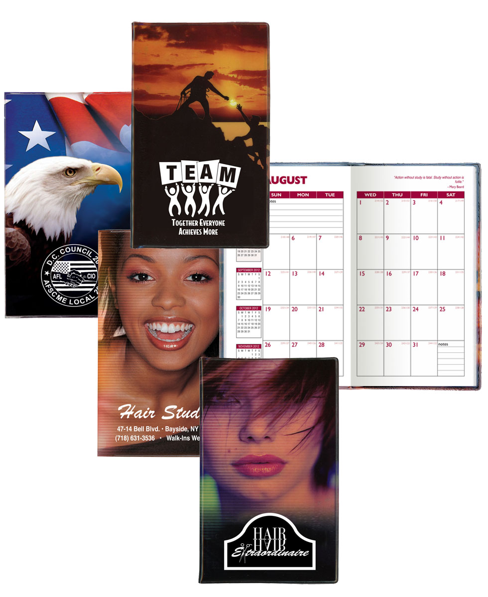 Stock Theme Full-Color Vinyl Cover Academic Planner 1