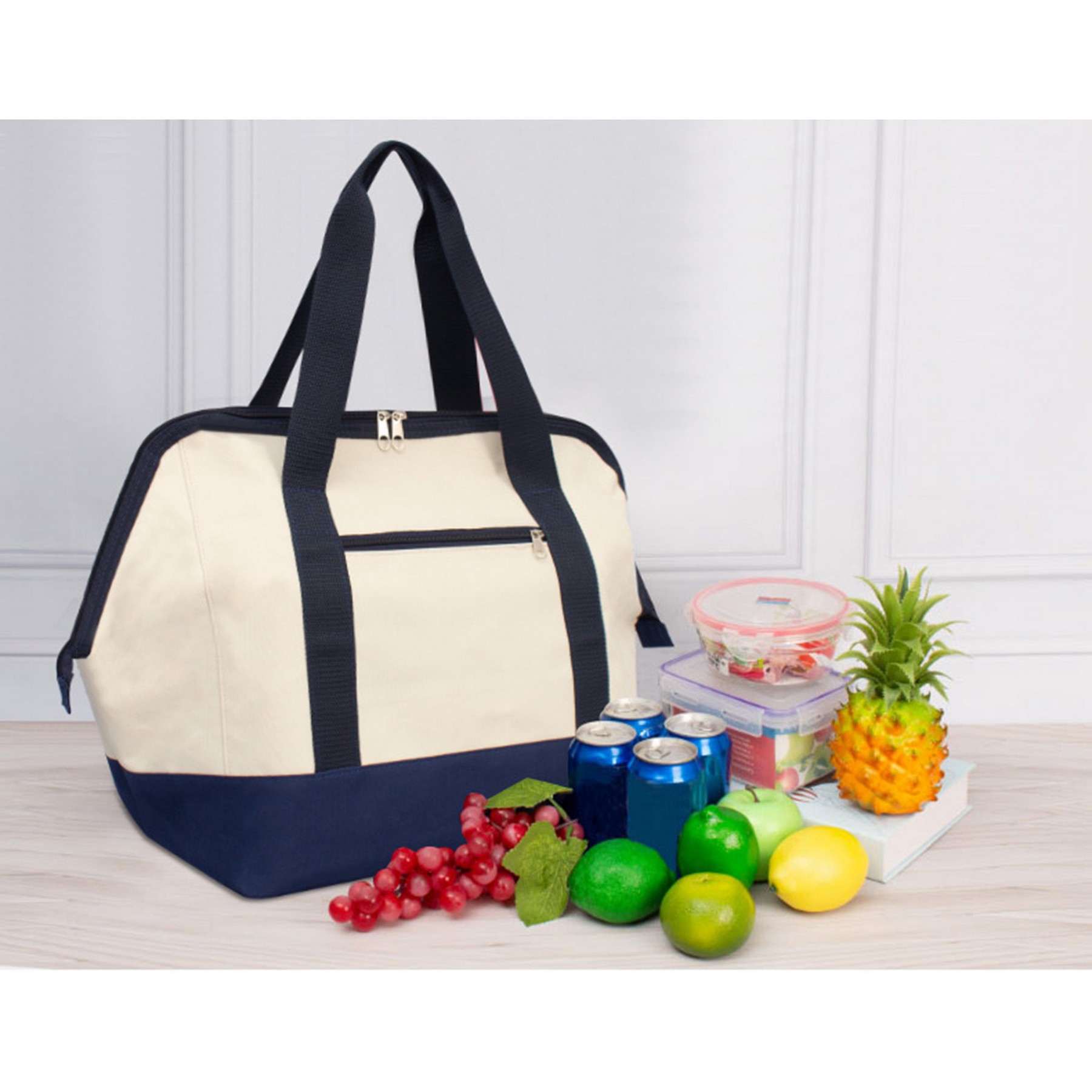 Large Cooler Picnic Shopping Tote Bag 2