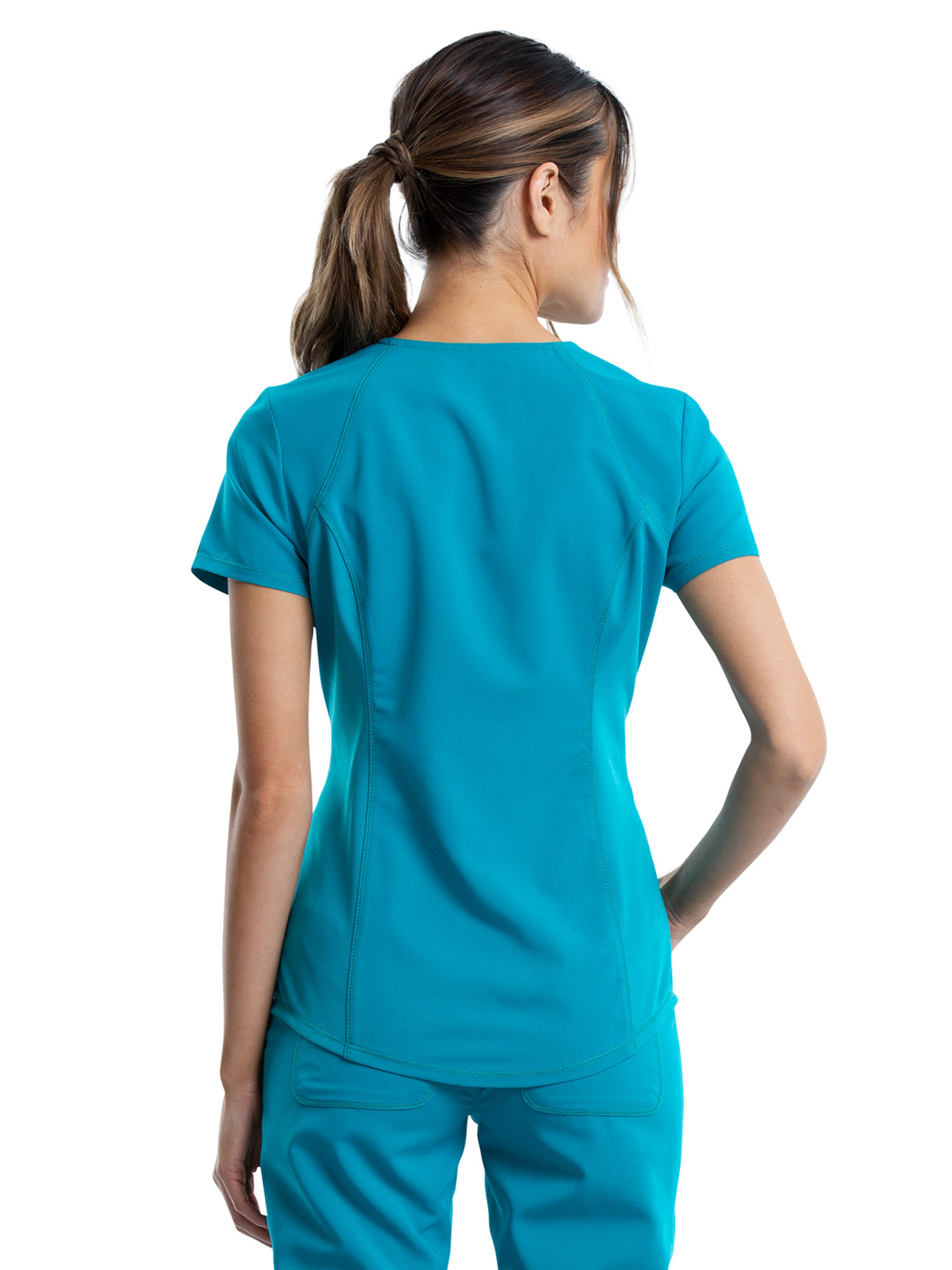 Cherokee - Workwear Revolution - Women's 2-Pocket V-Neck Top 53