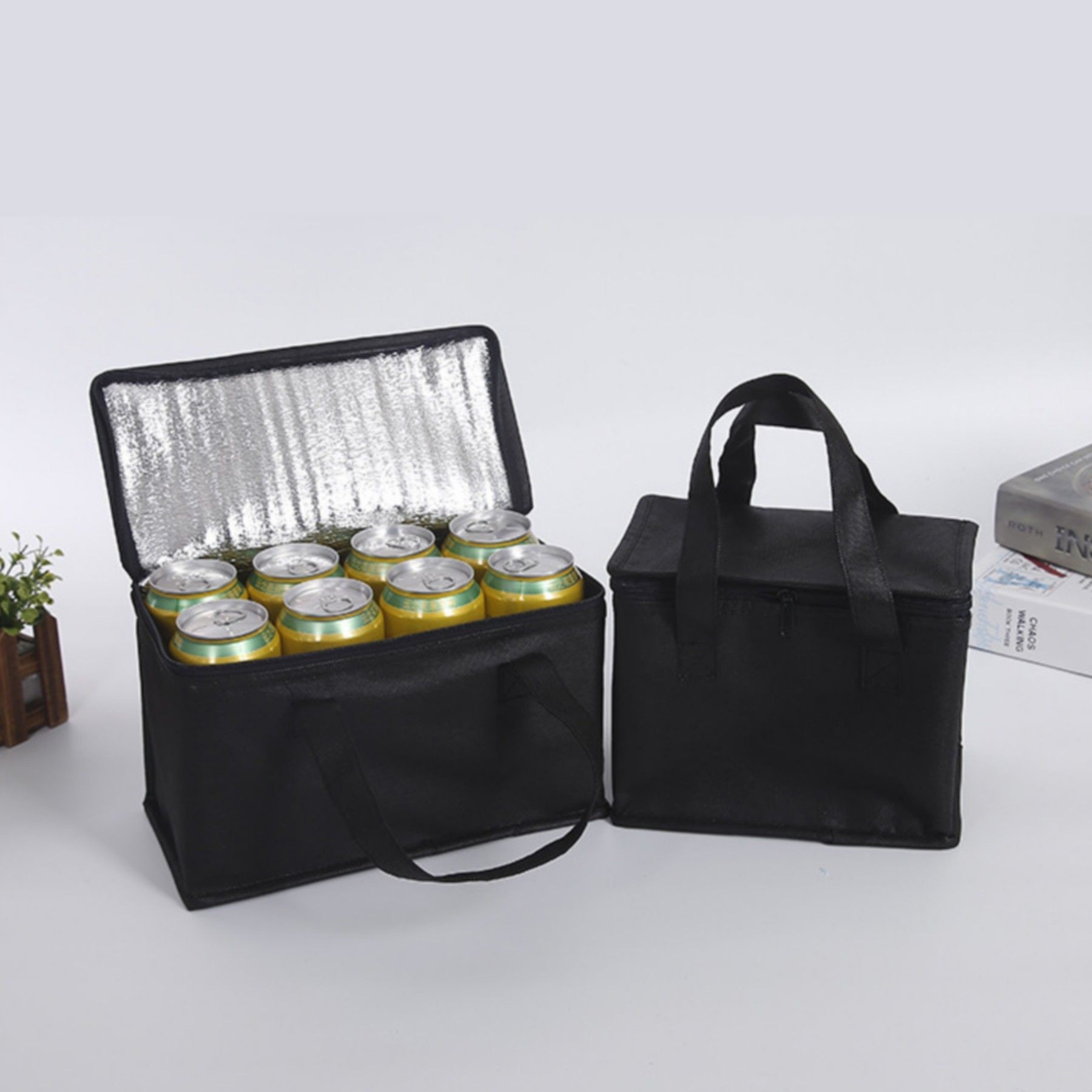 Insulated Reusable Grocery Bag With Zippered Top 11