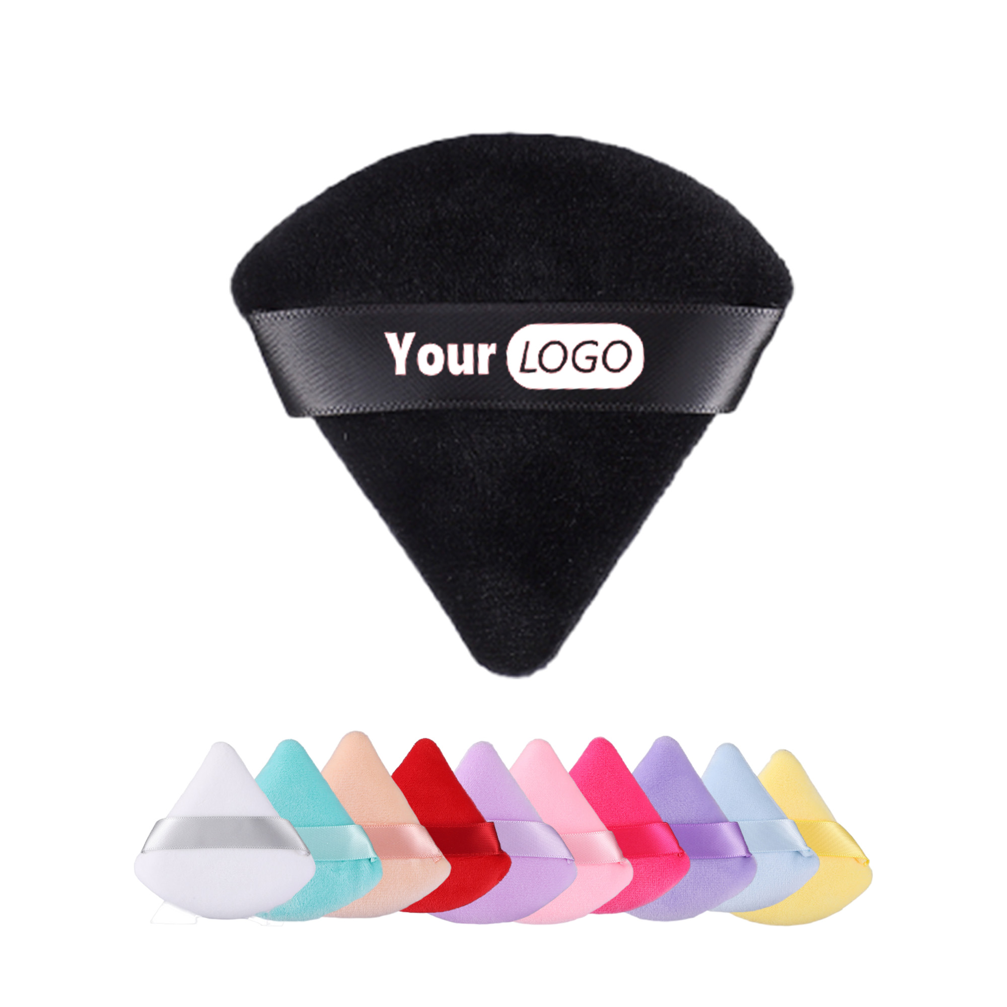 Triangle Blender Sponge Powder Puff Makeup Velour Cosmetic 8