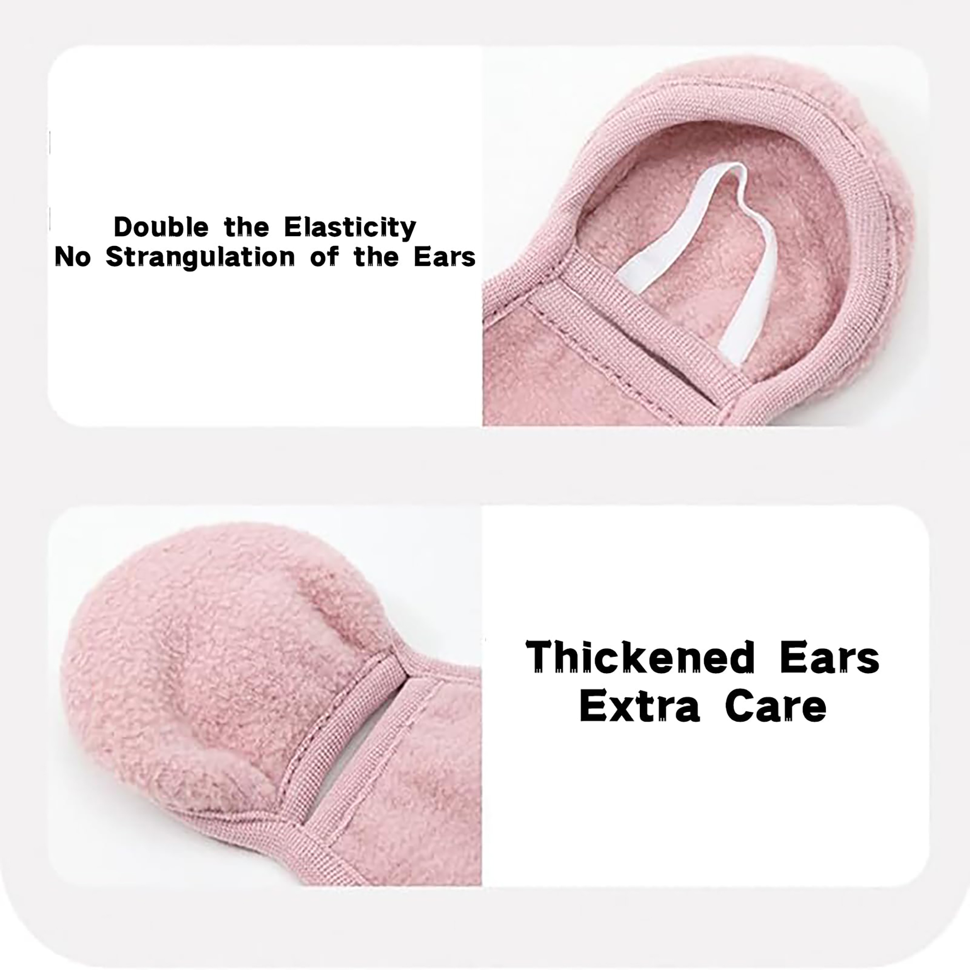 Fleece-Lined Cotton Mask with Windproof Ear Covers 1