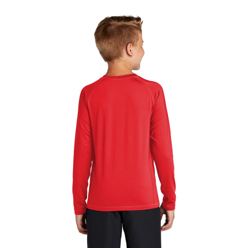 Sport-Tek Youth Long Sleeve Rashguard Tee. 24