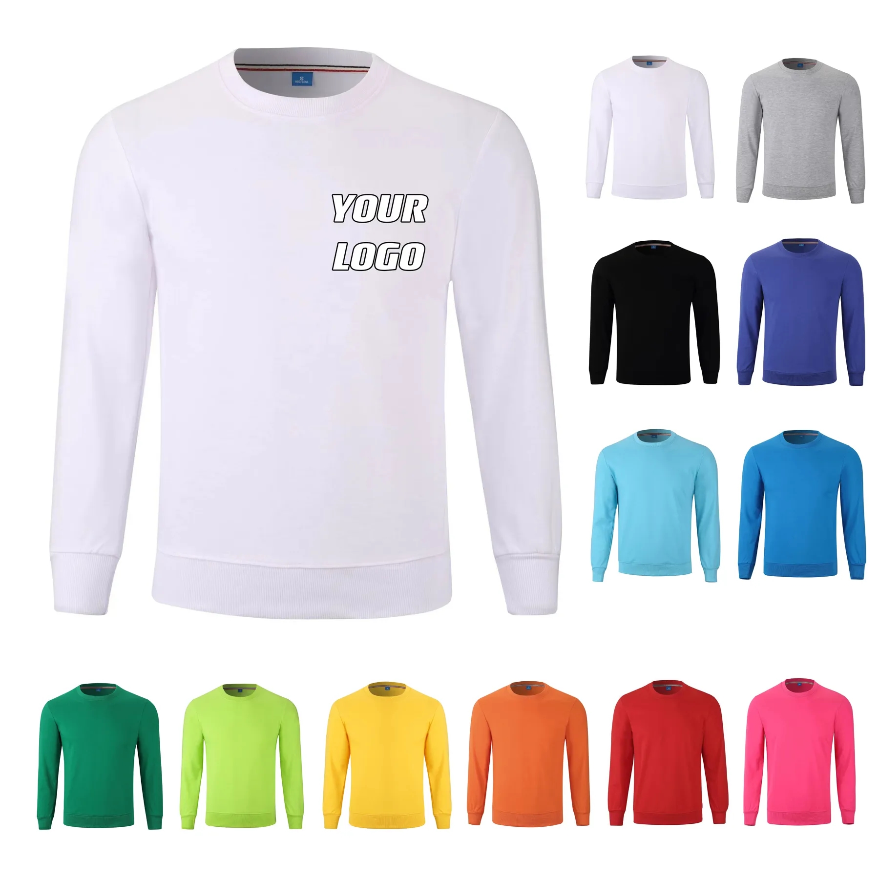 Cottpn Long-Sleeve Tops Fashion Pullover, custom hoodie or sweatshirt with logo imprint 2