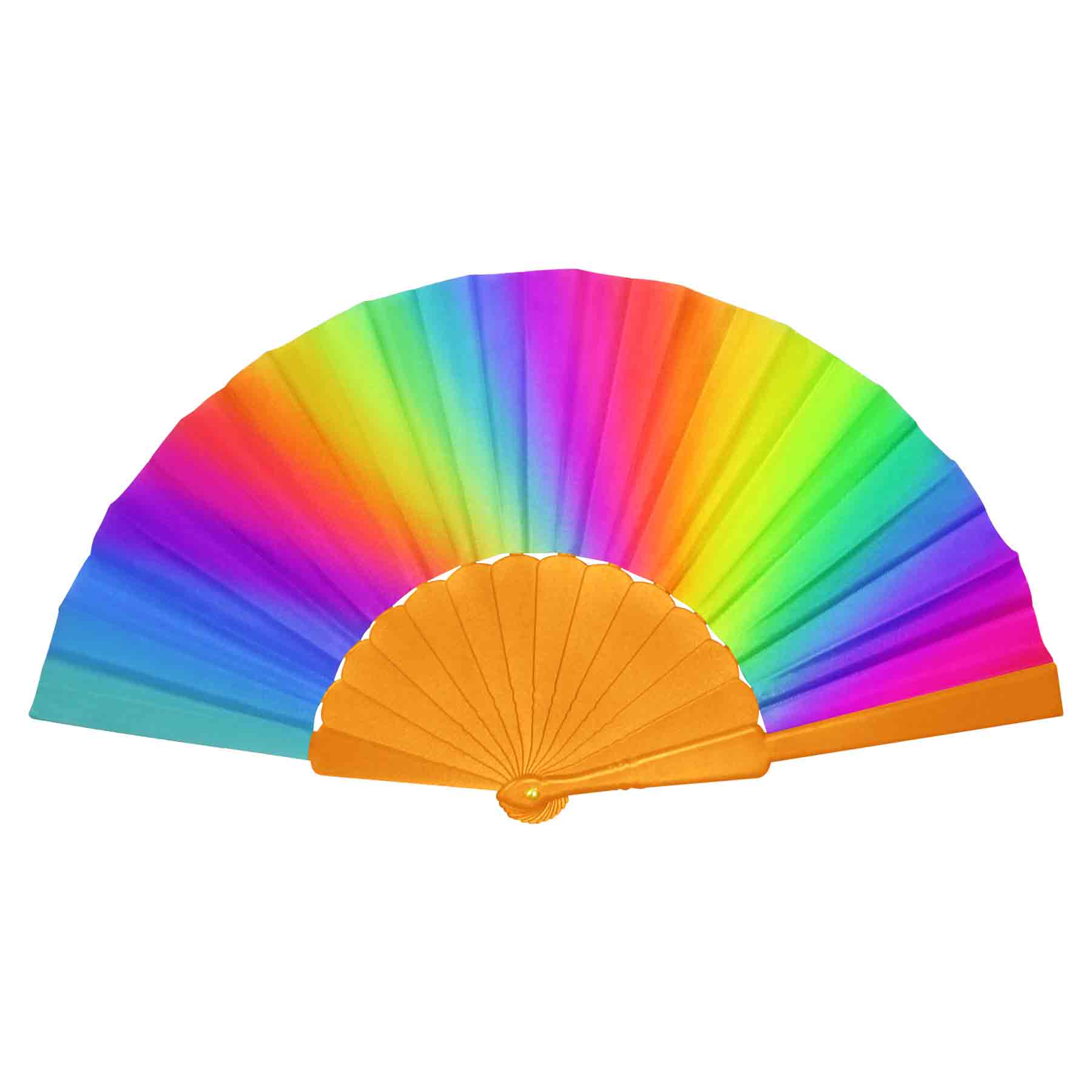 9" Plastic Folding Hand Fan 7
