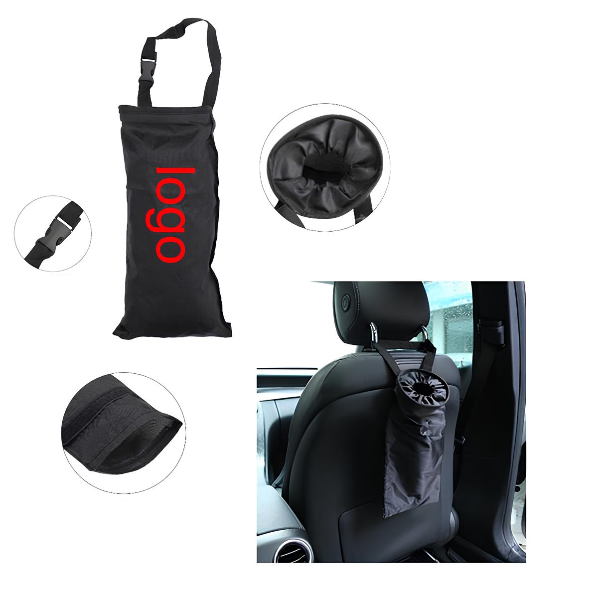 Car Trash Storage Headrest Bag 2