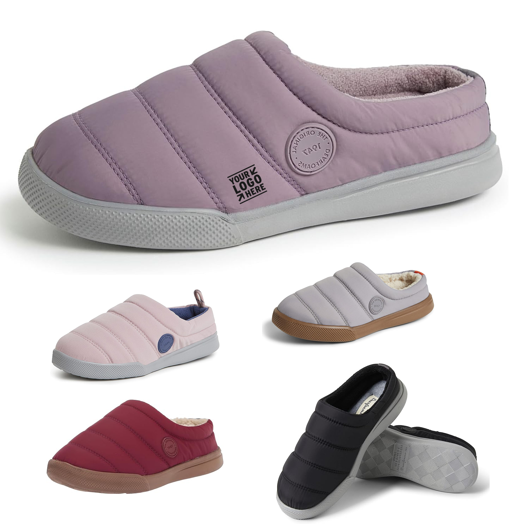 Dearfoams Women's Kendra Sport Lounge Memory Foam Clog