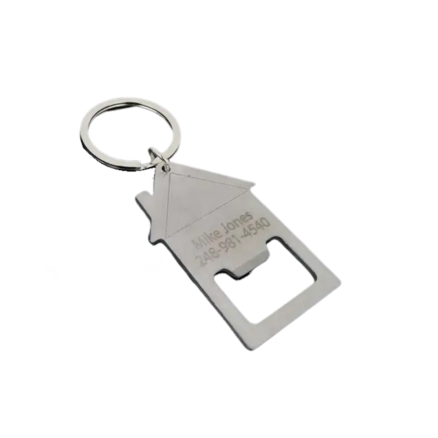 House Shape Opener Keychain 3