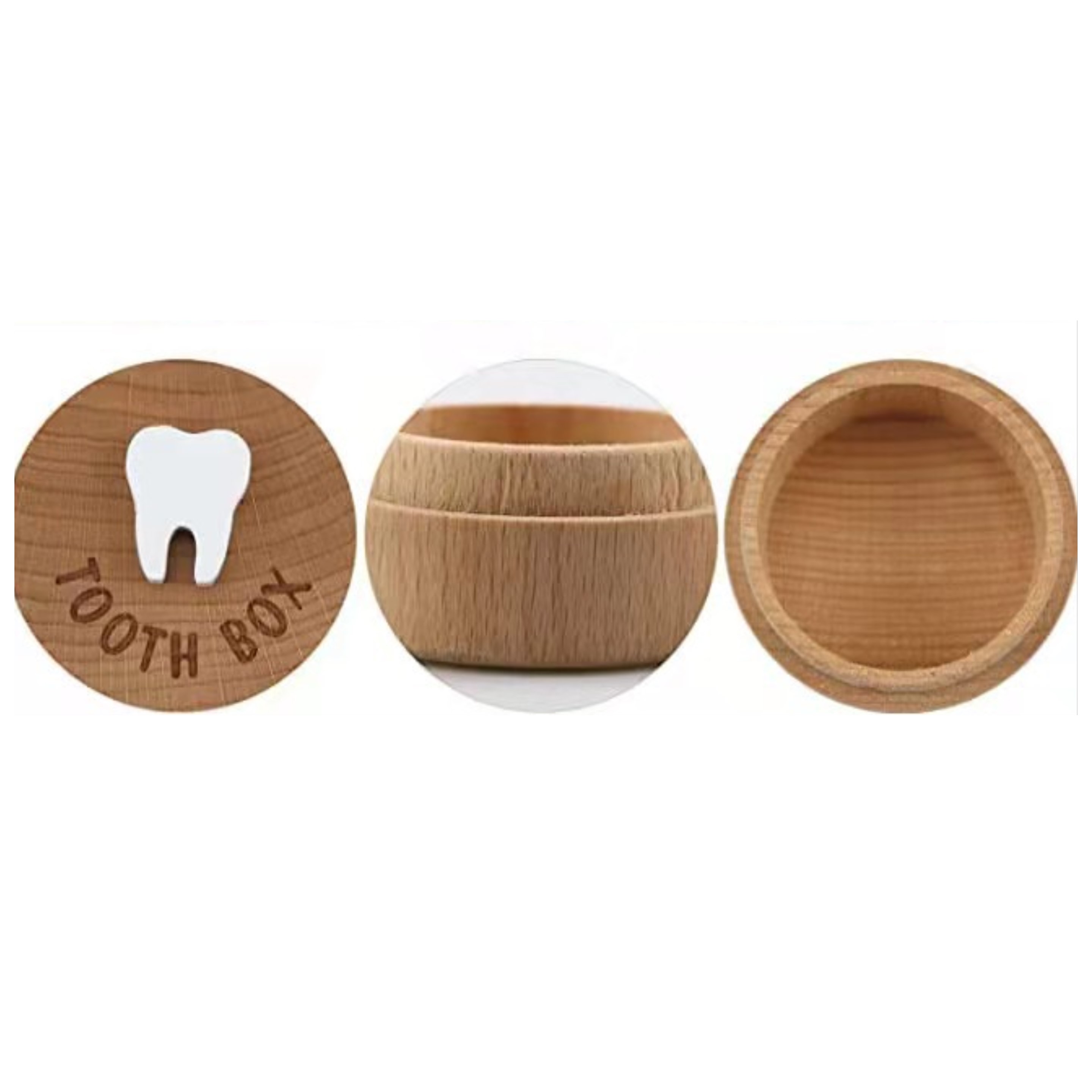 Wood Tooth Fairy Box (direct import) 3