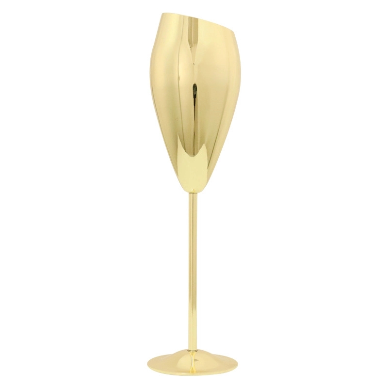 Custom 7 oz Stainless Steel Champagne Flutes Set of 2 3