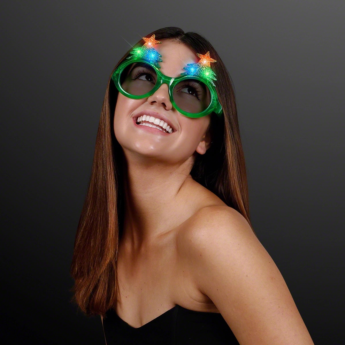 Light Up Christmas Tree Sunglasses 3