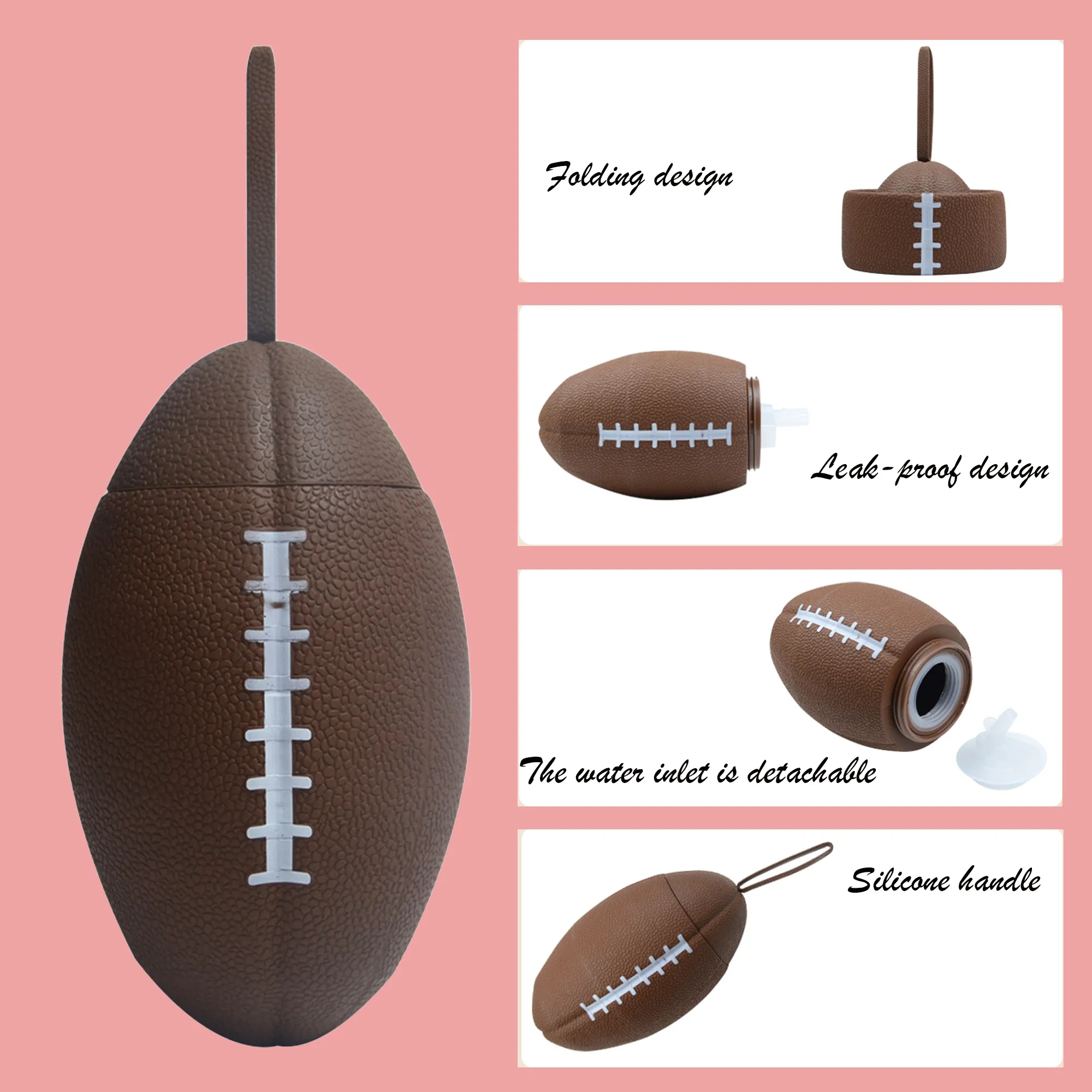 Outdoor Sports Rugby Collapsible Water Bag 4