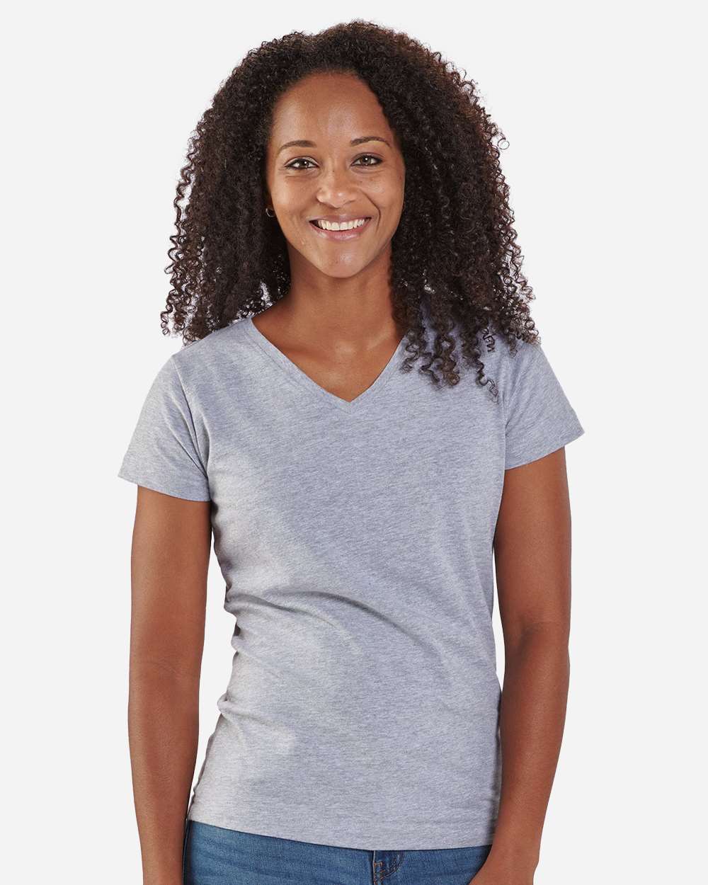 Women's V-Neck T-Shirt - BW2201 3