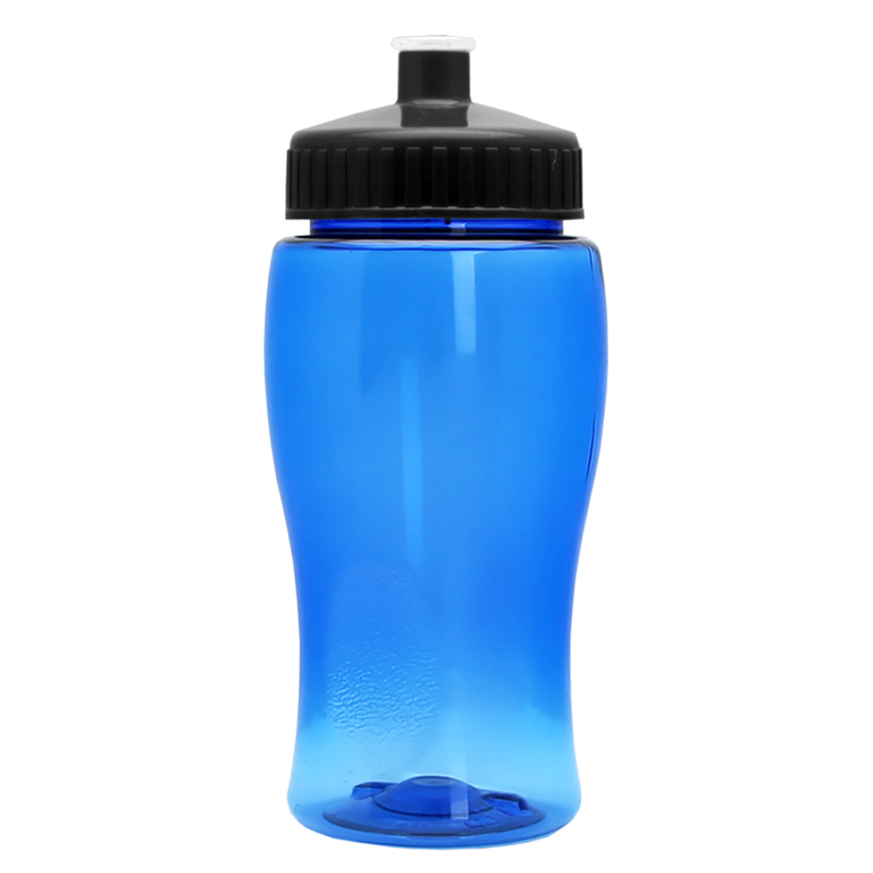 Poly-Pure Jr. - 18 oz. Transparent Bottle with Push pull 28