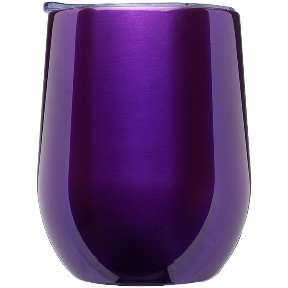 11 oz Stemless Wine Glass with Lid - BPA Free 4