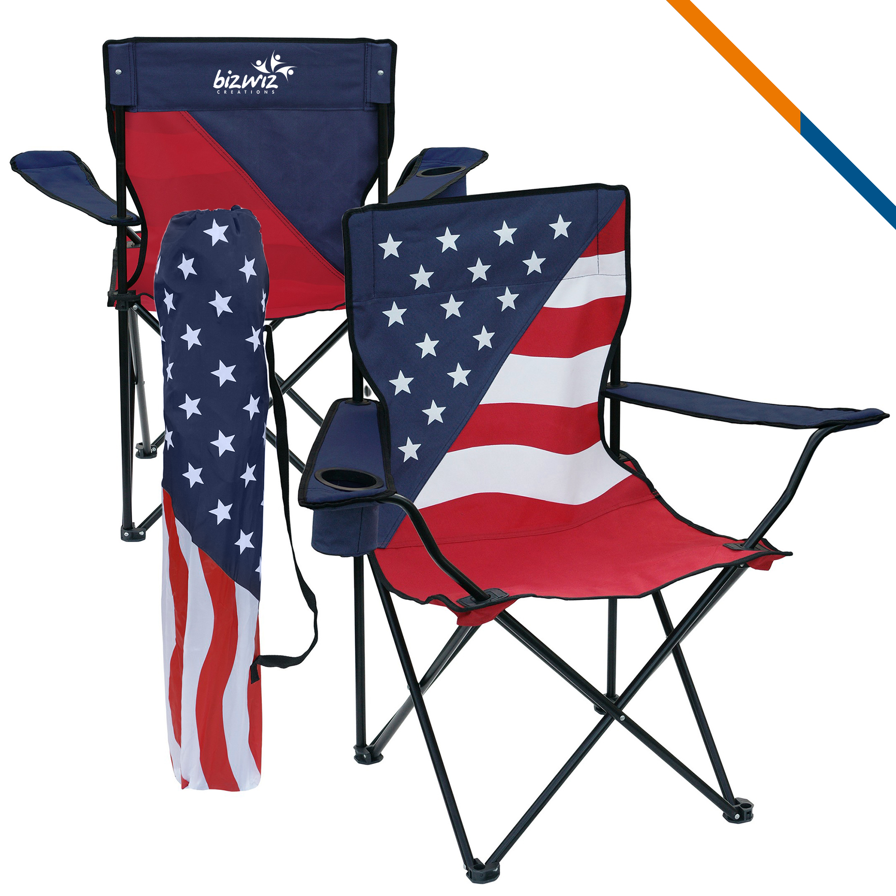 Nacia Patriotic Foldable Chair 4