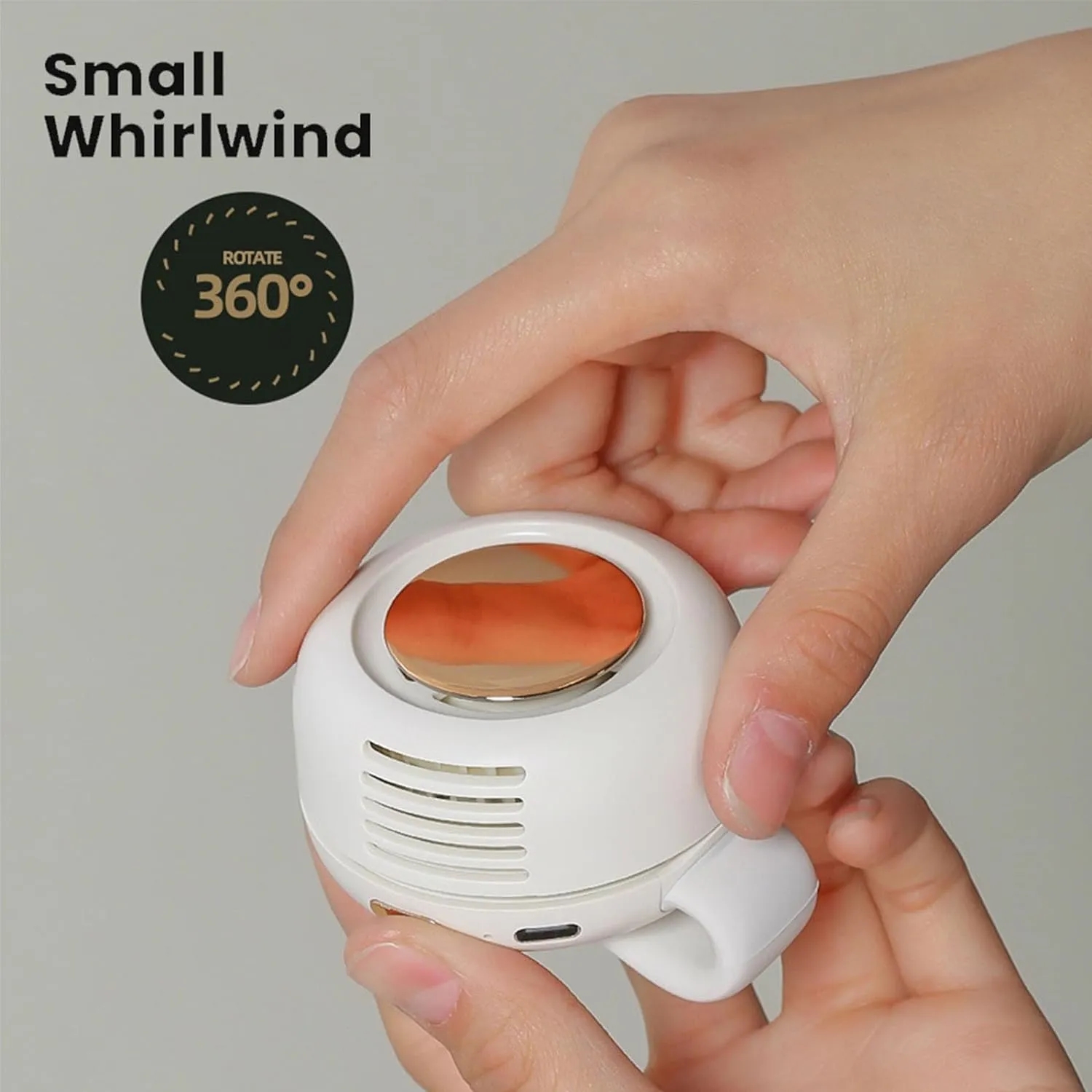 Mini Neck Waist clip USB Fan 3