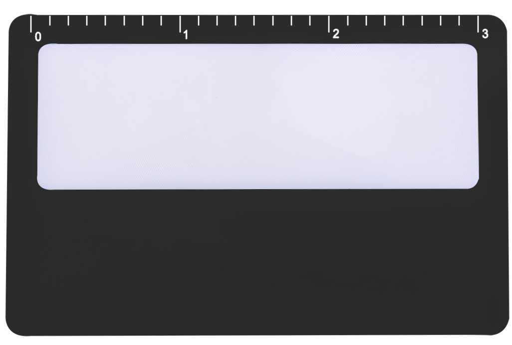 Credit card size paper thin magnifier 5
