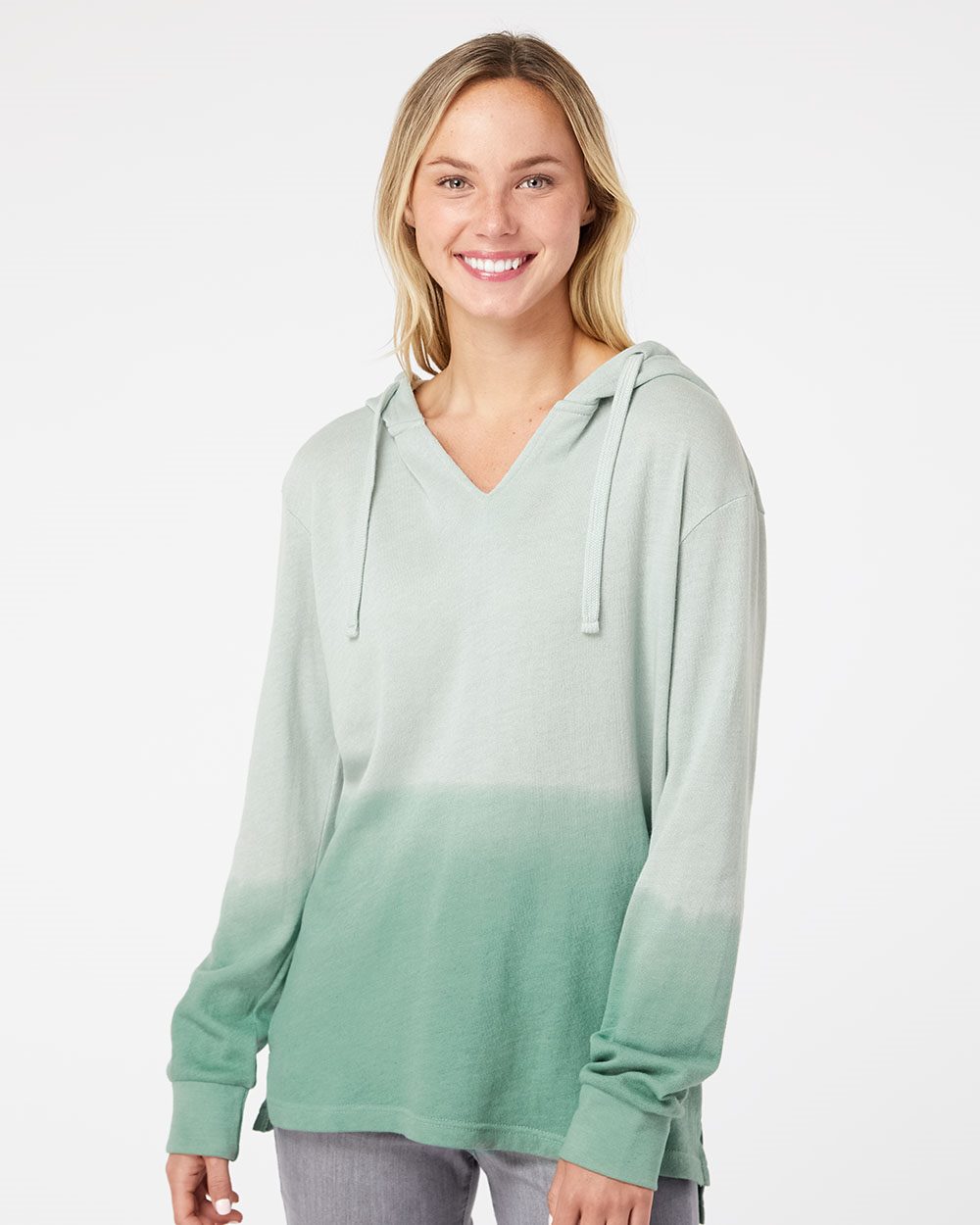 Women's French Terry Ombré Hooded Sweatshirt - W20185 15