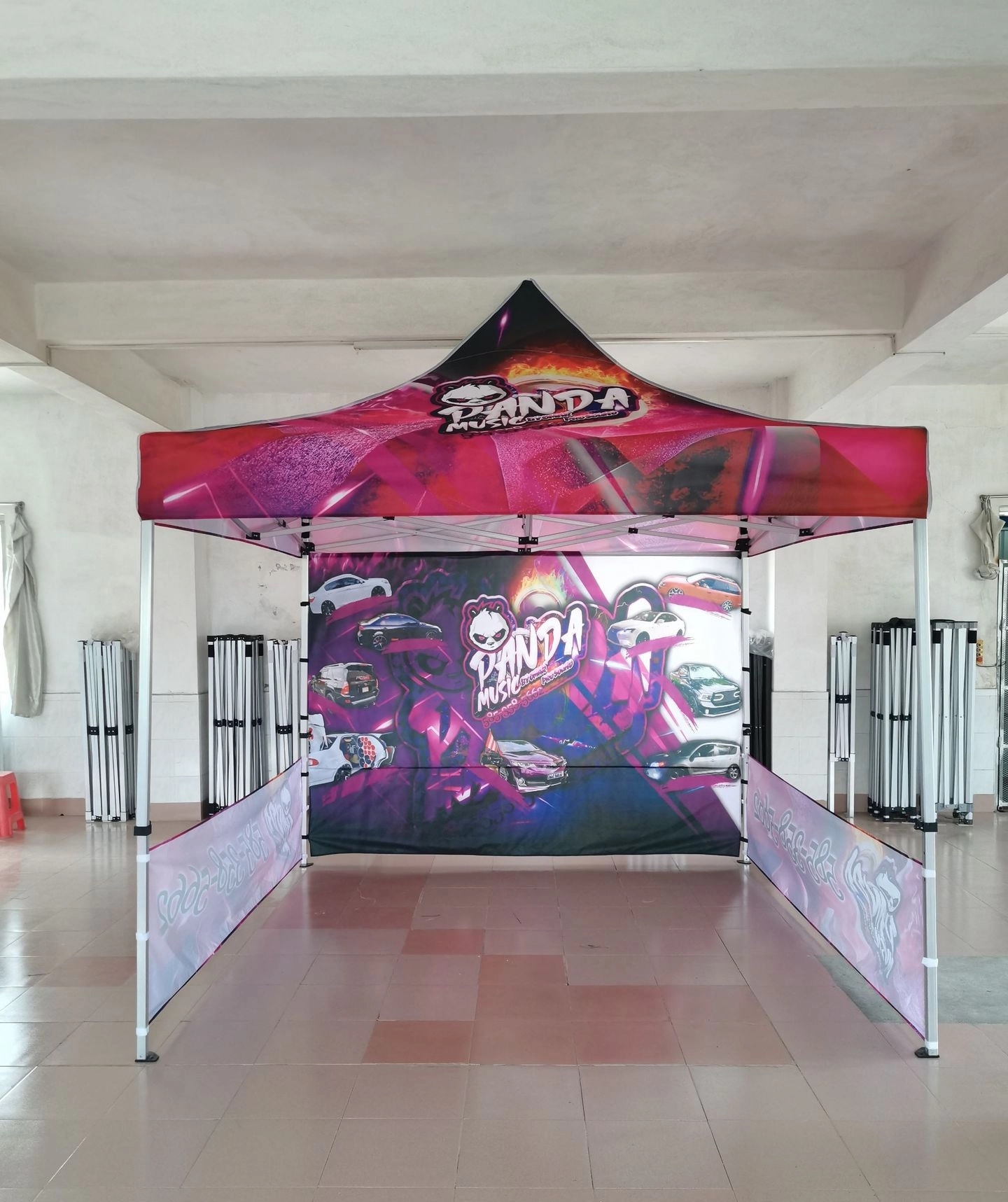 Aluminum Frame 10'x15' Full Color Pop Up Canopy Tent 3