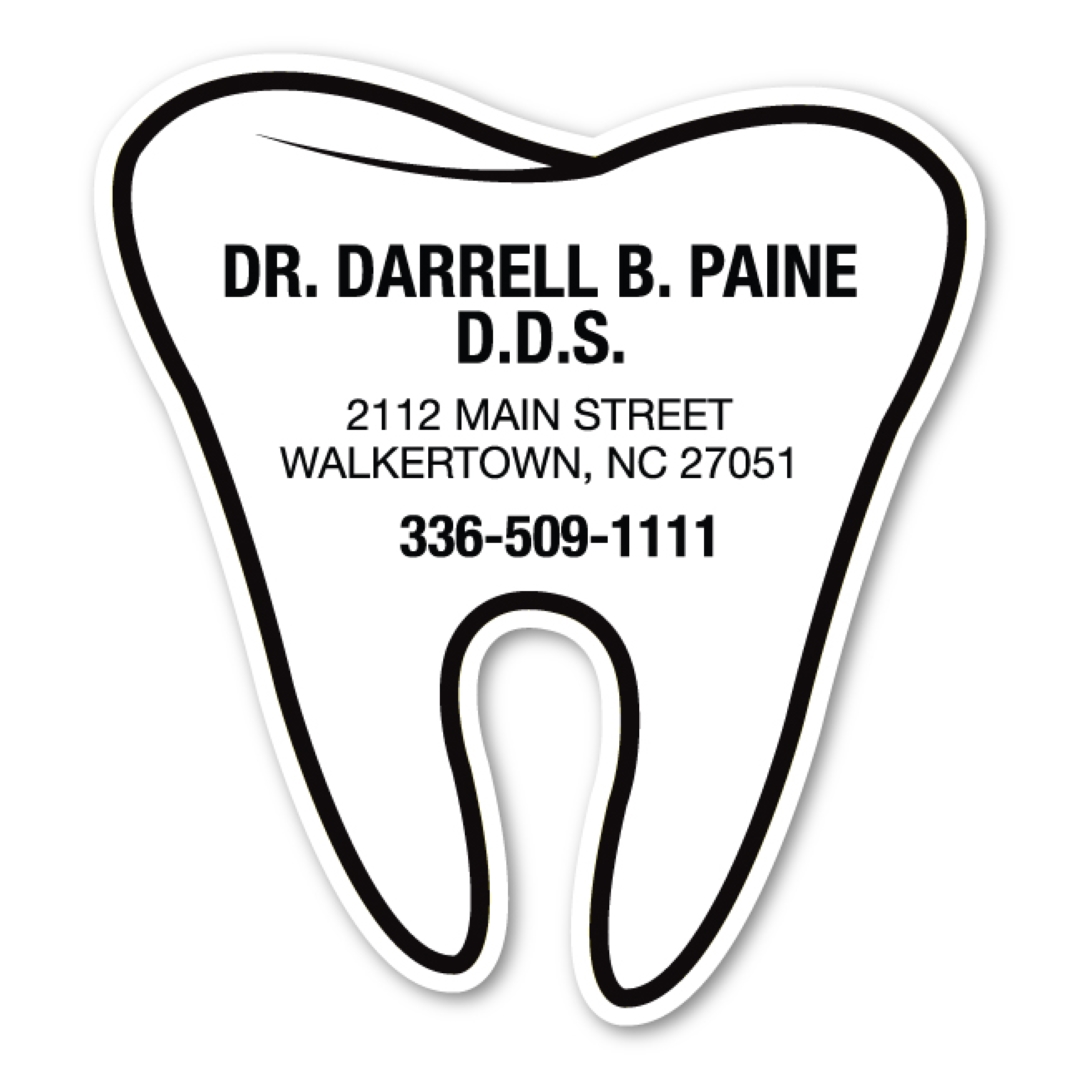 Tooth Magnet - 2.75" x 3" - 30 mil - Outdoor Safe