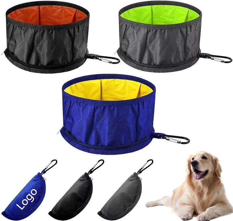 Collapsible Pet Bowl w/Zipper 4