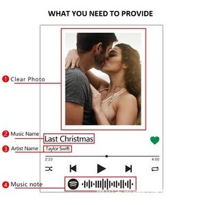Customized Transparent Music Plaque 2