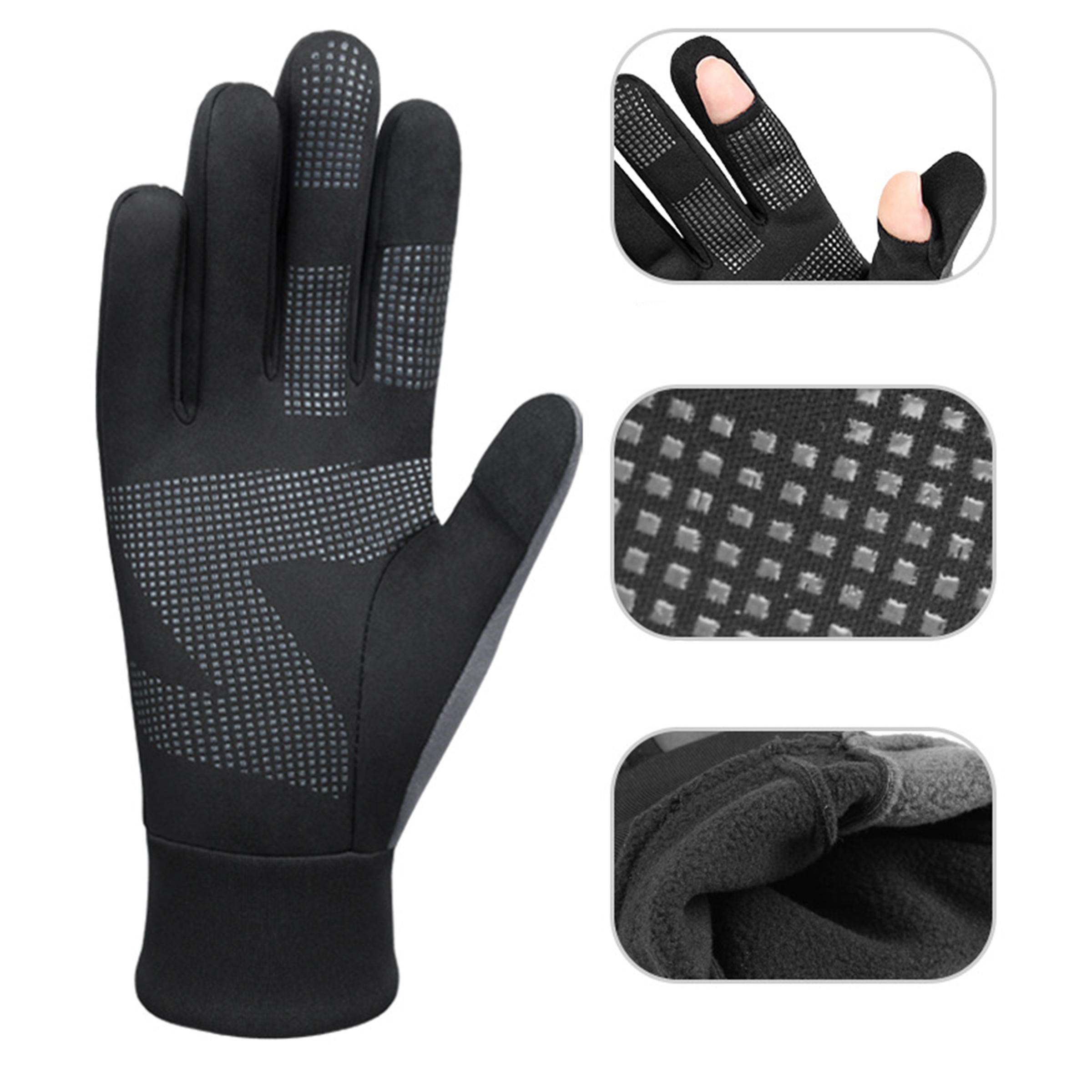 Waterproof Cycling Gloves with Touchscreen Functionality 1