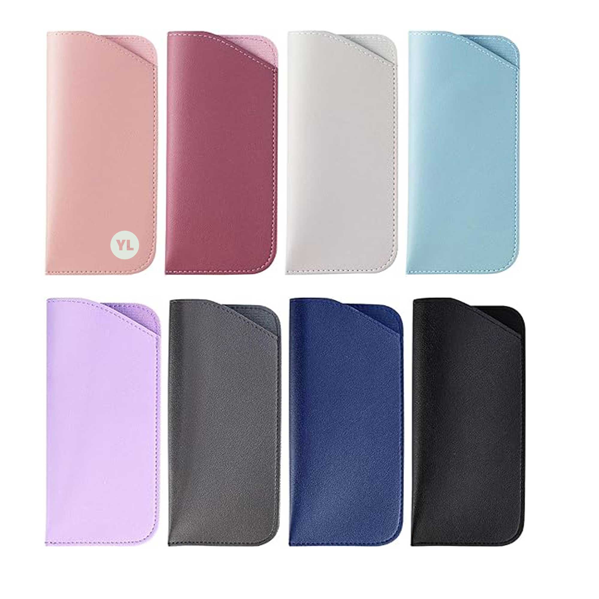 Leather Eyeglass Cases Glasses Pouch Travel Sunglasses 2