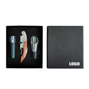 3 In 1 Wine Opener With Pourer And Vacuum Stopper 15