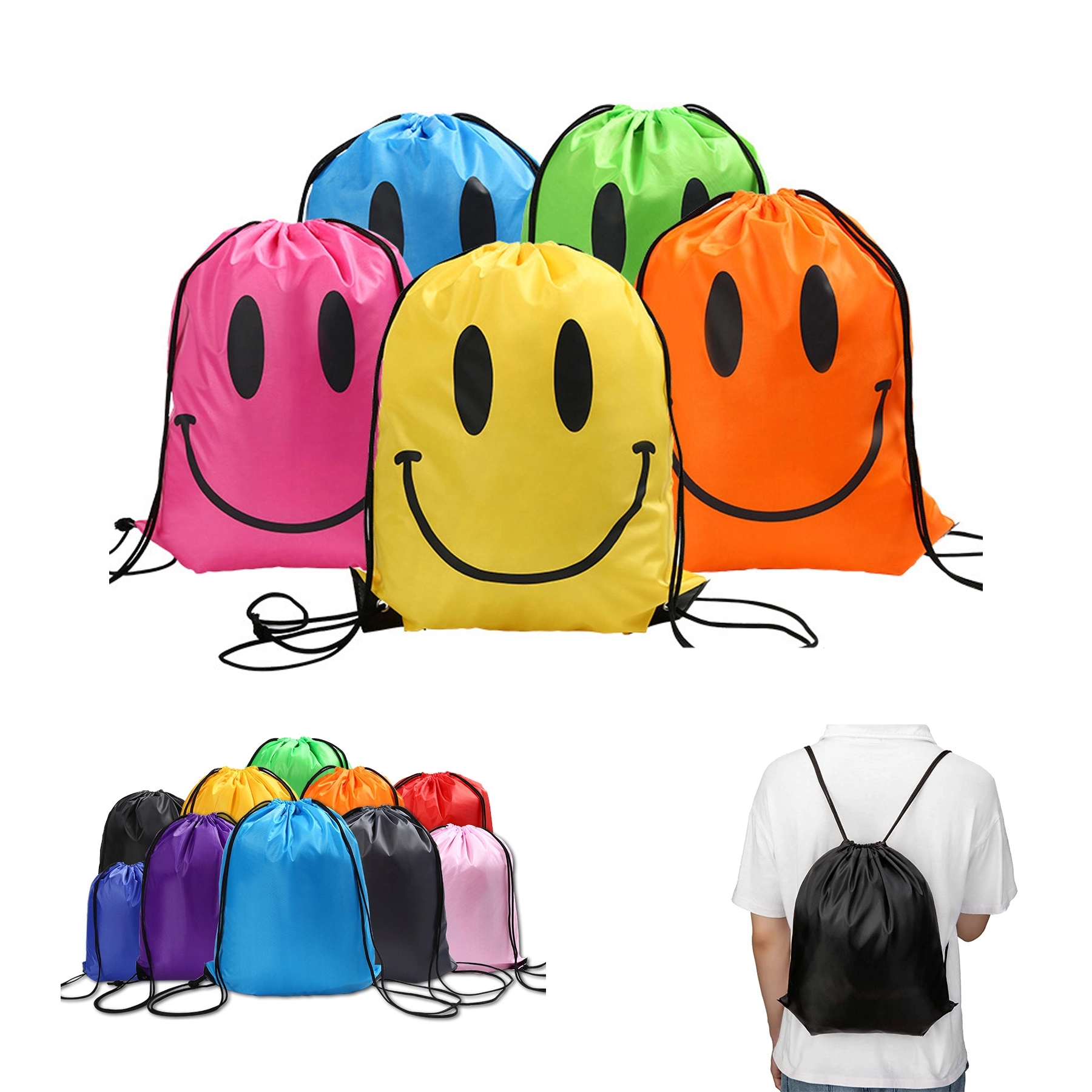 Nylon Drawstring Backpack 1