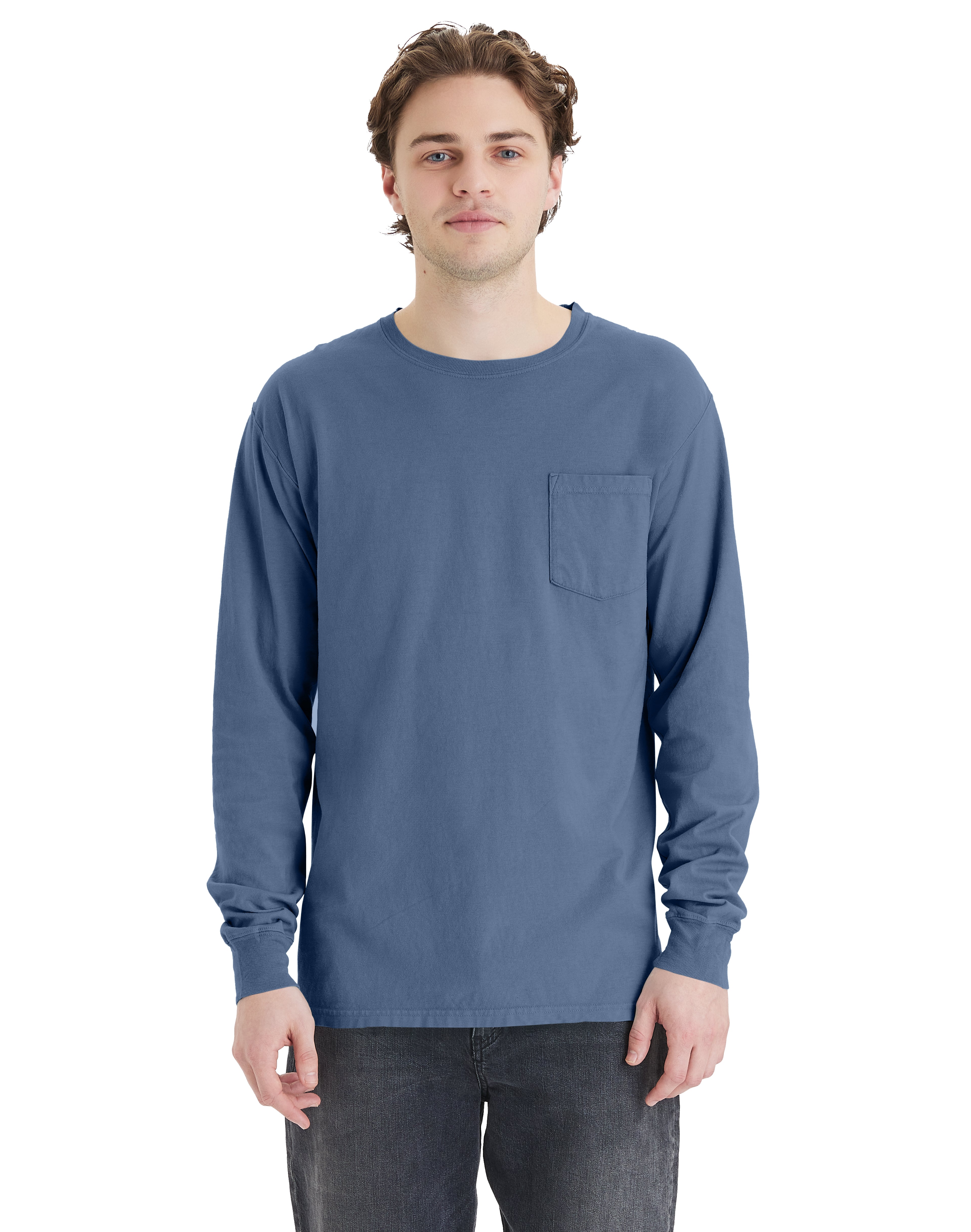 ComfortWash Long Sleeve Pocket T-Shirt 9